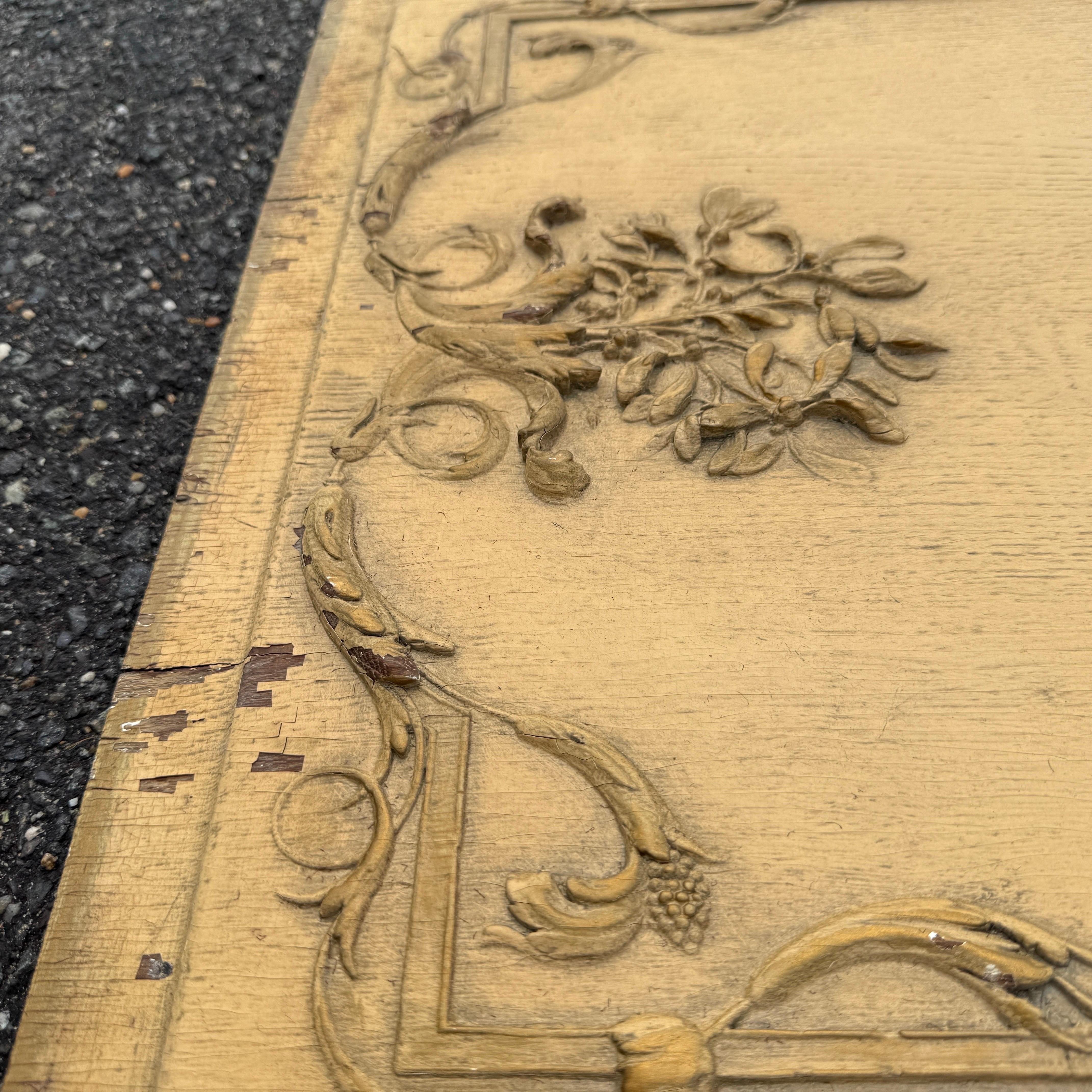 Paar große französische architektonische Wood Wall Panels Kunstwerk (19. Jahrhundert) im Angebot