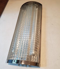 Pair of large French Art Deco wallights.