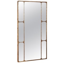 Pair of Large French Bronze Mounted Mirrors