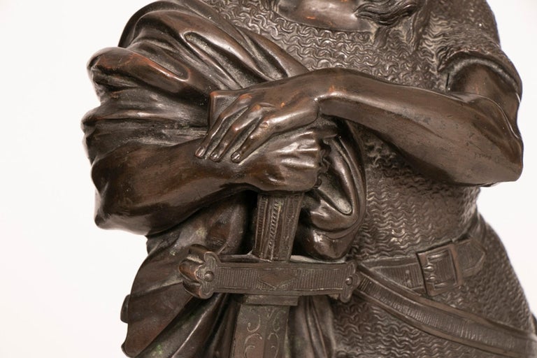 Pair of Large French Bronze Statues, circa 1890 at 1stDibs