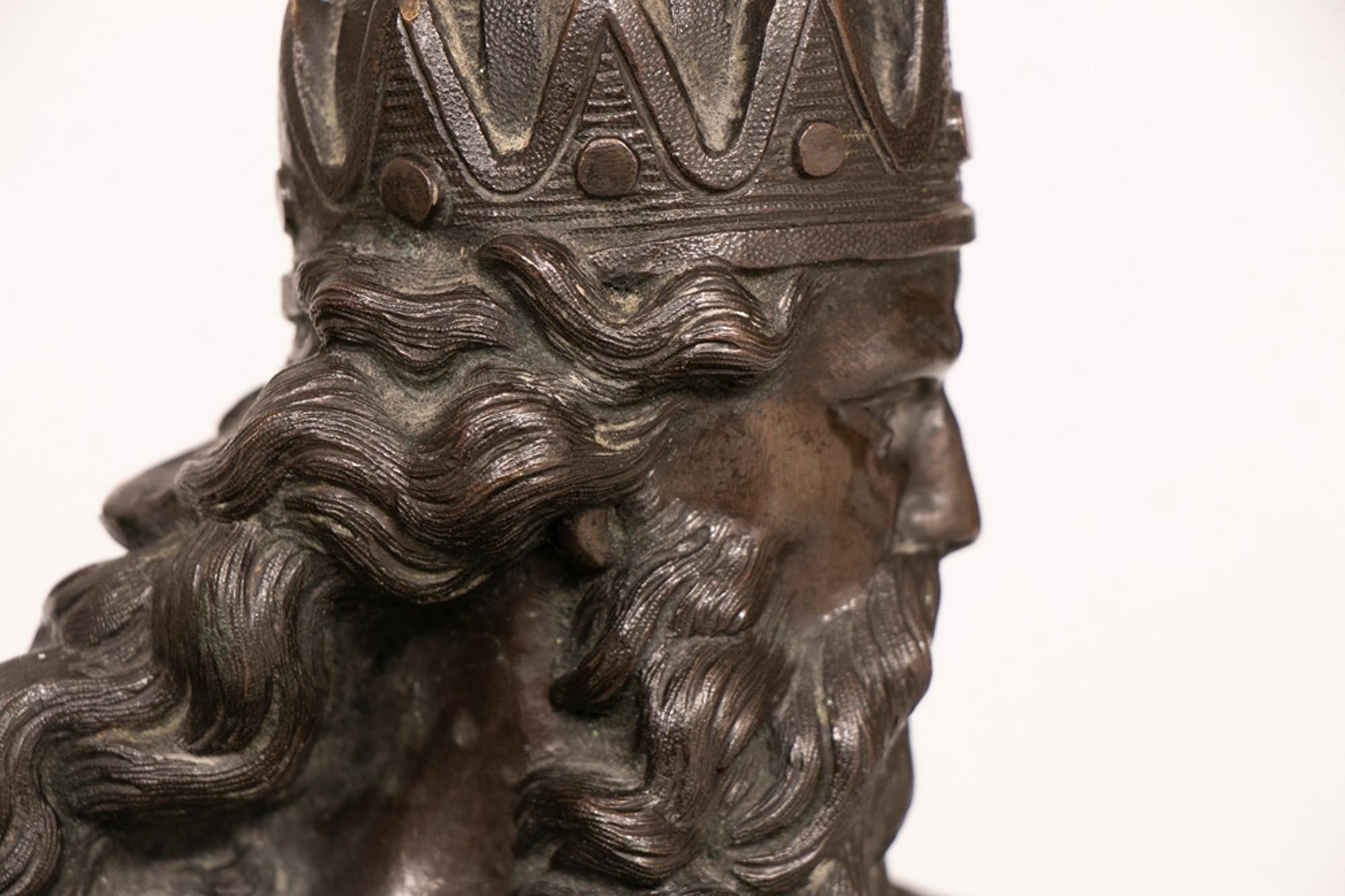 Late 19th Century Pair of Large French Bronze Statues, circa 1890