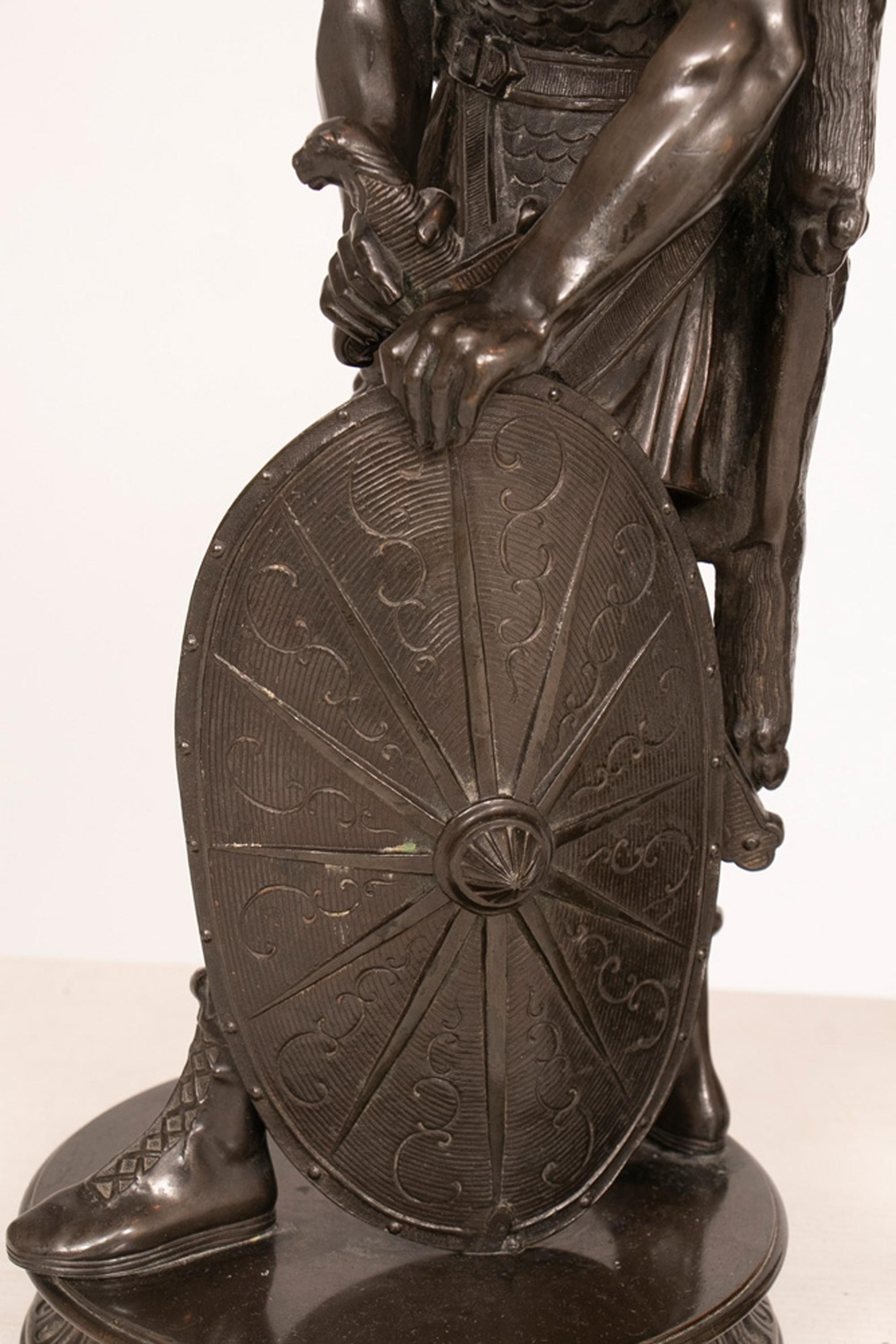 Pair of Large French Bronze Statues, circa 1890 2