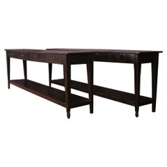 Pair of Large French Console Tables