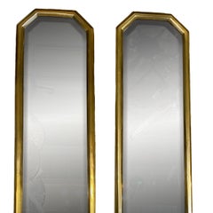 Pair of Large French Mirrored Sconces