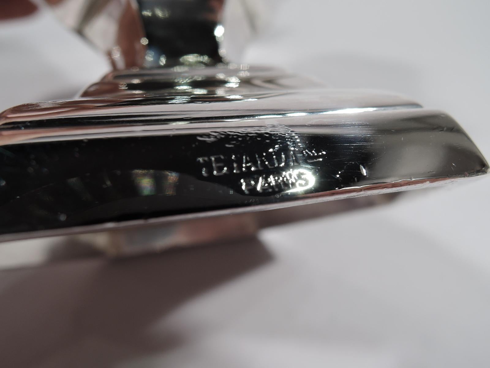 Pair of Large French Modern Classical Silver Sugar Casters by Tetard 1