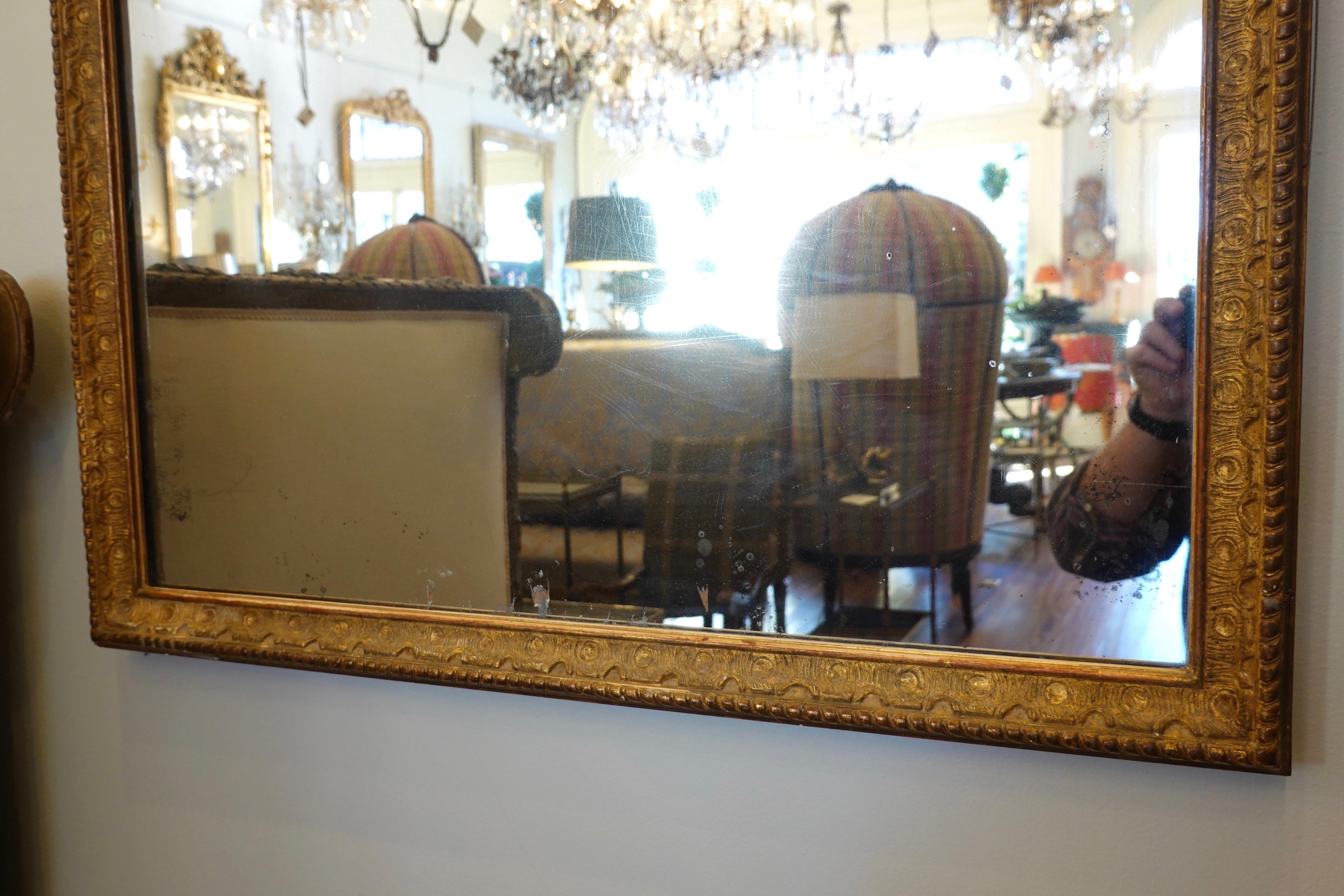 19th Century Pair of Large French Regence Style Mirrors with Scallop Shell Cartouche