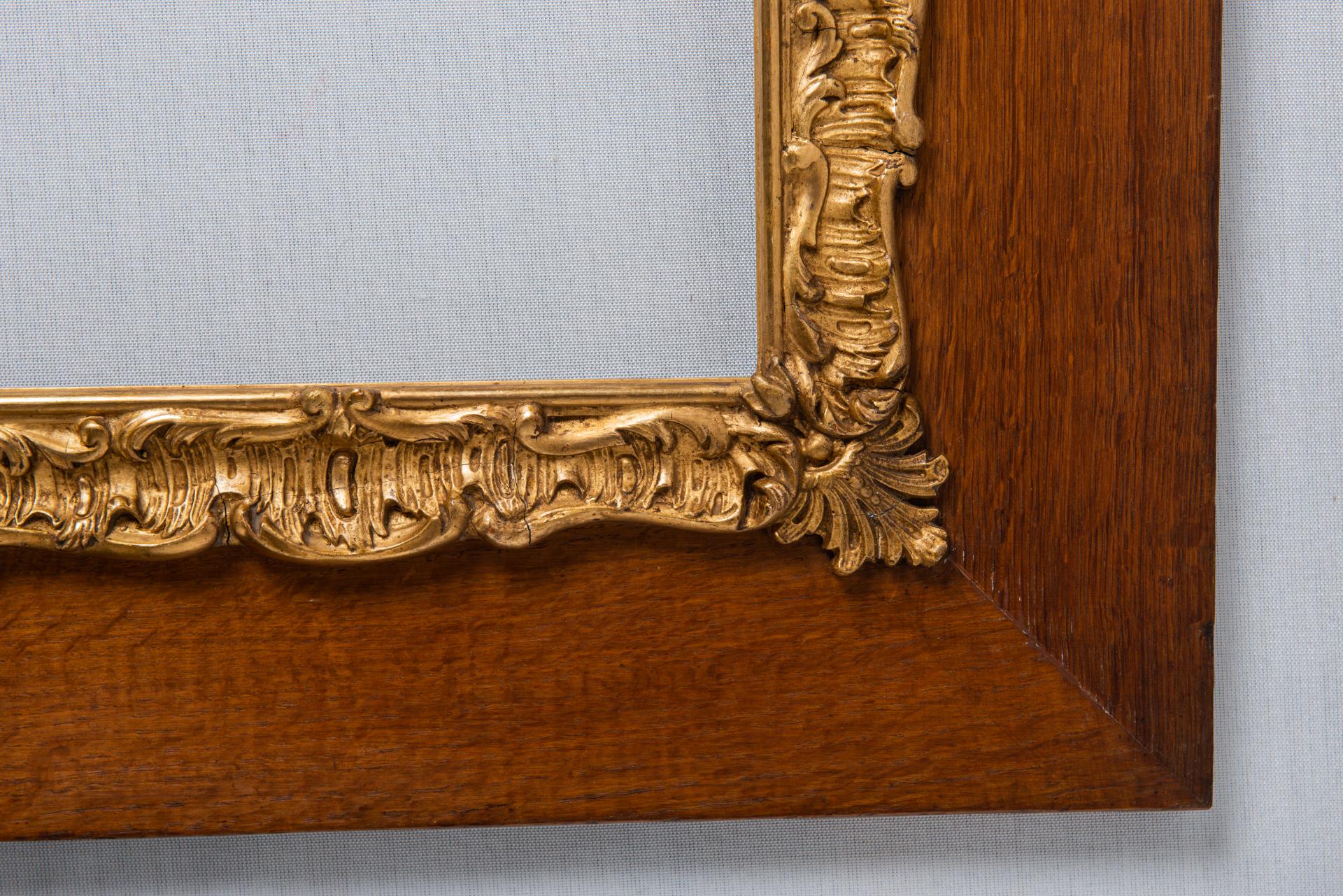 Other Pair of Large Gilt Wood Frames For Sale