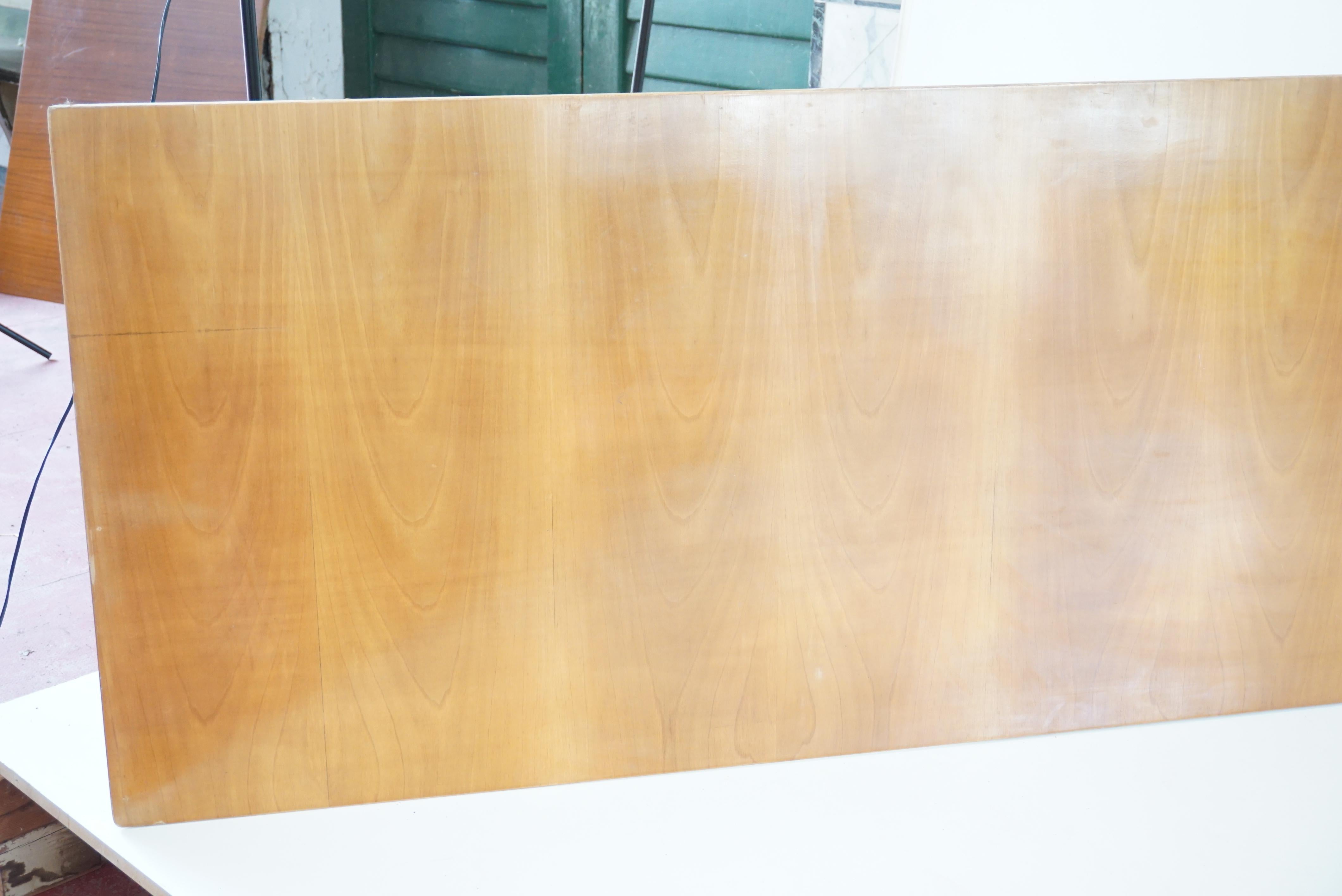 Pair of Large Gio Ponti Elm Boiserie Panels from Hotel Royal, Naples 1955 4