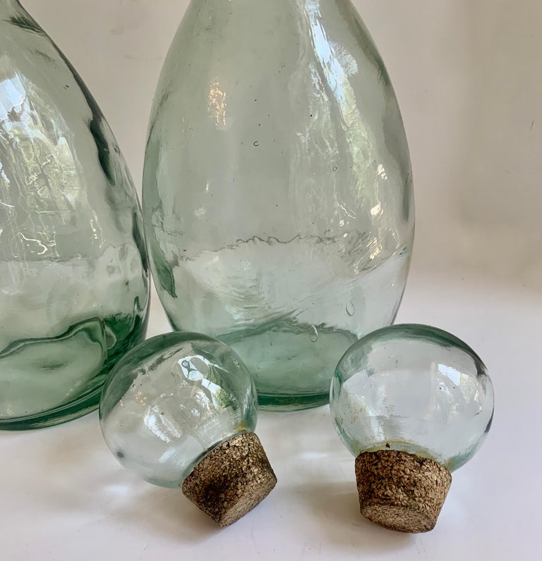 Pair of Large Glass Jars For Sale at 1stDibs large glass jars