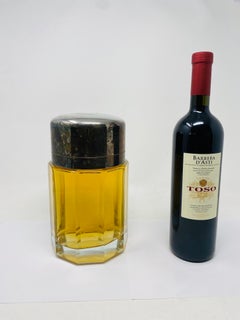 Pair of Large Glass Sculptural Factices ESCAPE  by Calvin Klein