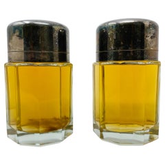 Pair of Large Glass Sculptural Factices ESCAPE  by Calvin Klein