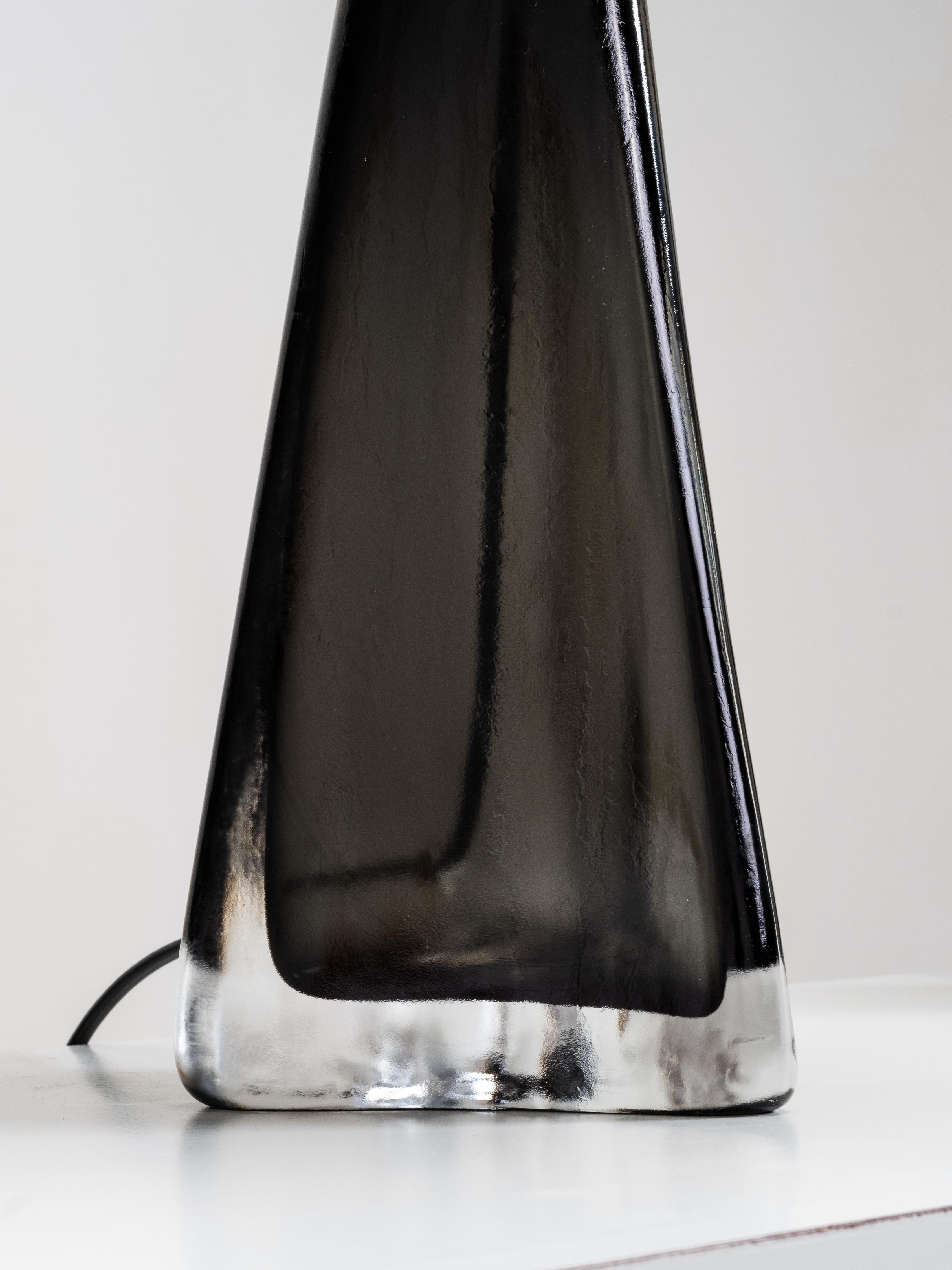 Pair of Large Glass Table Lamps Model RD 1319 by Carl Fagerlund for Orrefors For Sale 4