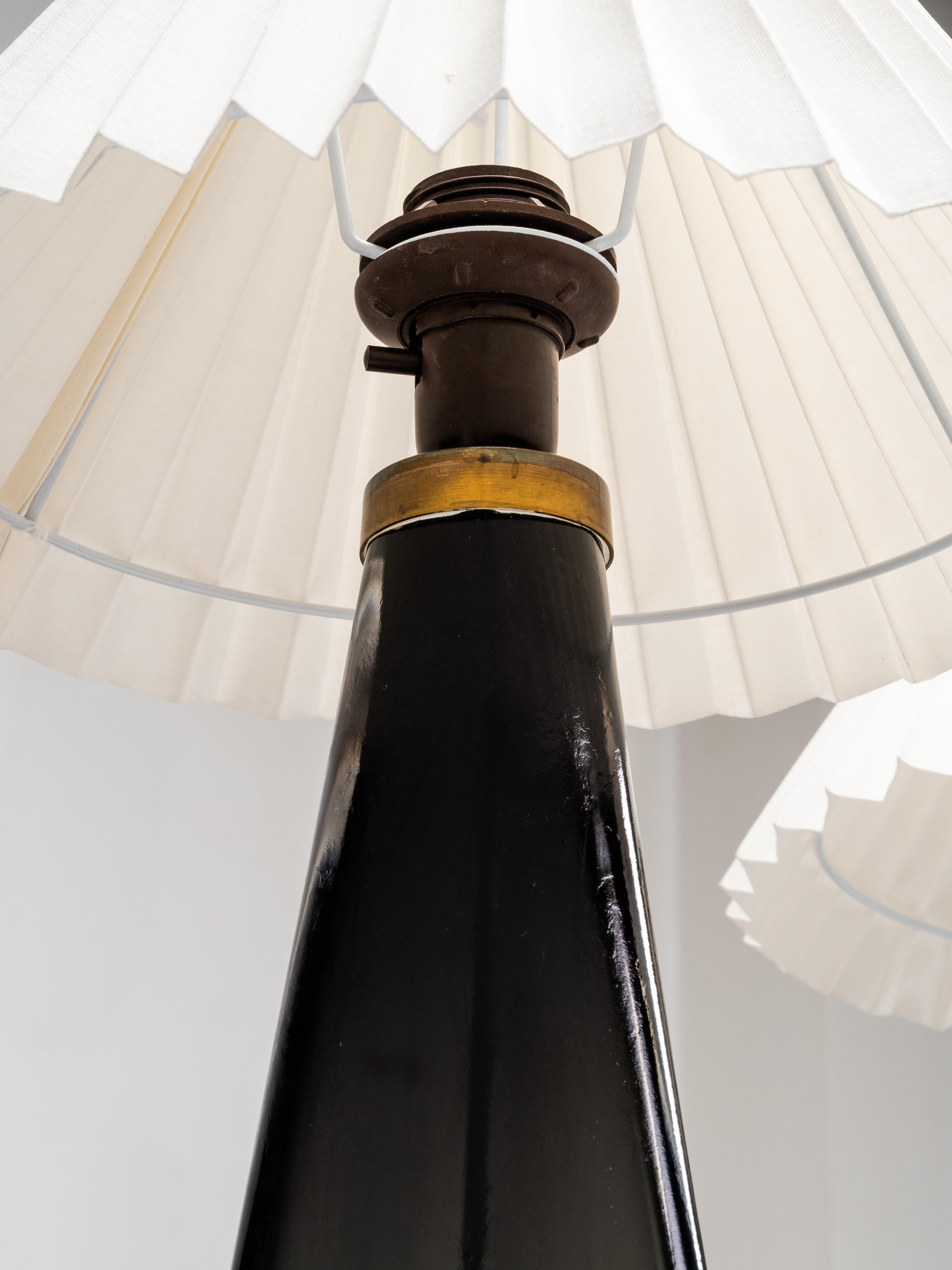 Pair of Large Glass Table Lamps Model RD 1319 by Carl Fagerlund for Orrefors For Sale 5