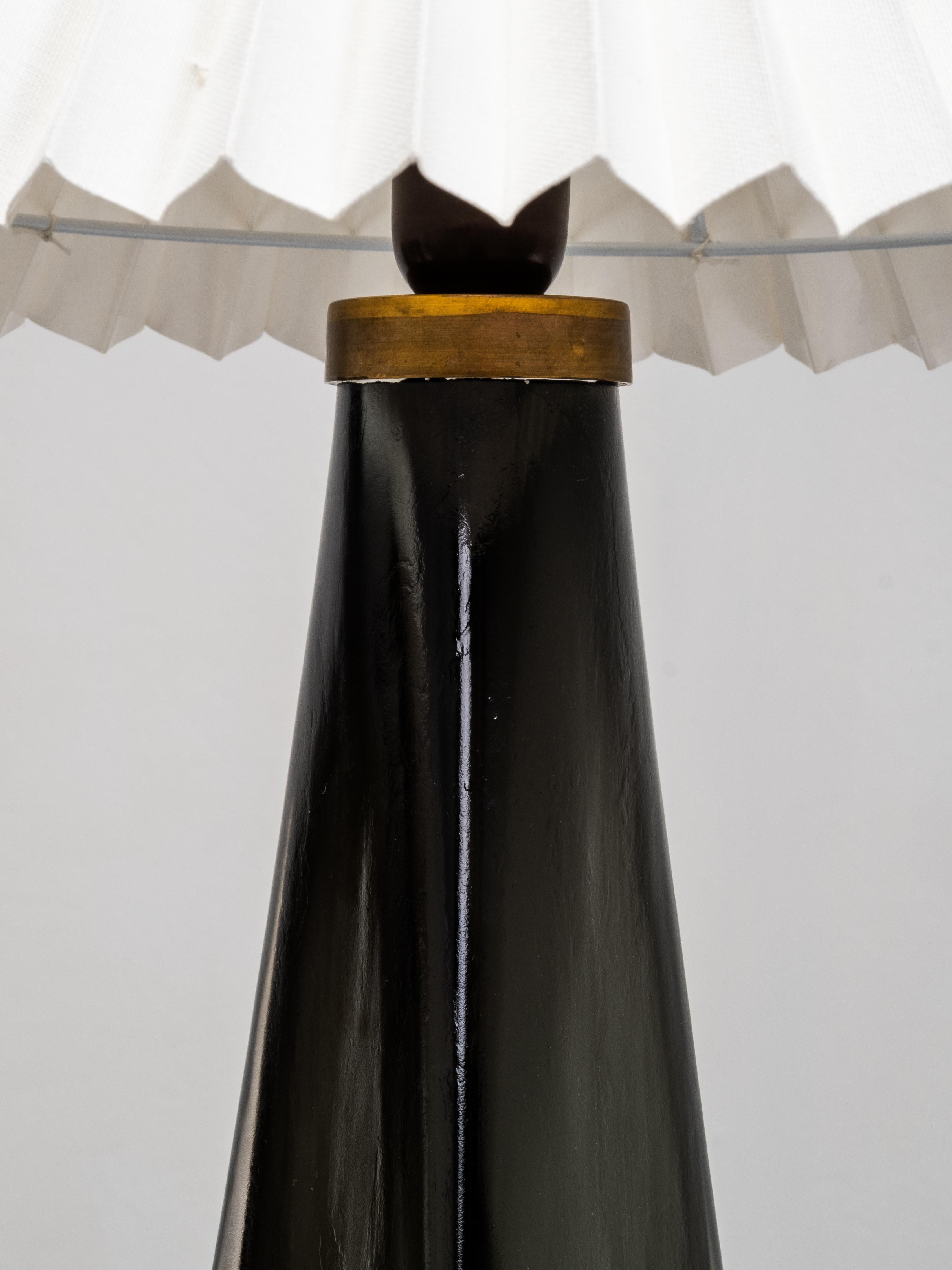 Pair of Large Glass Table Lamps Model RD 1319 by Carl Fagerlund for Orrefors For Sale 1