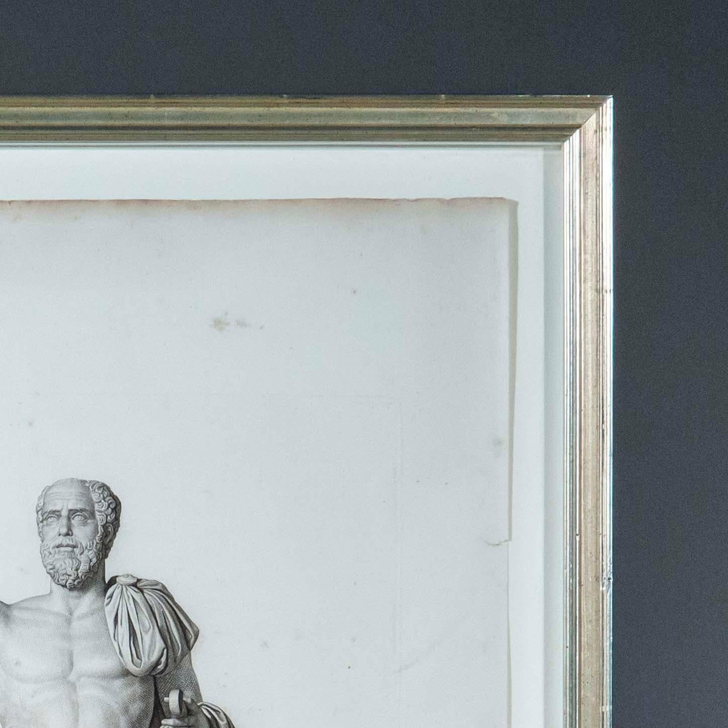 XIXe siècle Paire de grandes gravures Grand Tour de Pierre Bouillon en vente
