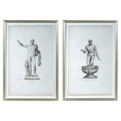 Pair of Large Grand Tour Engravings by Pierre Bouillon