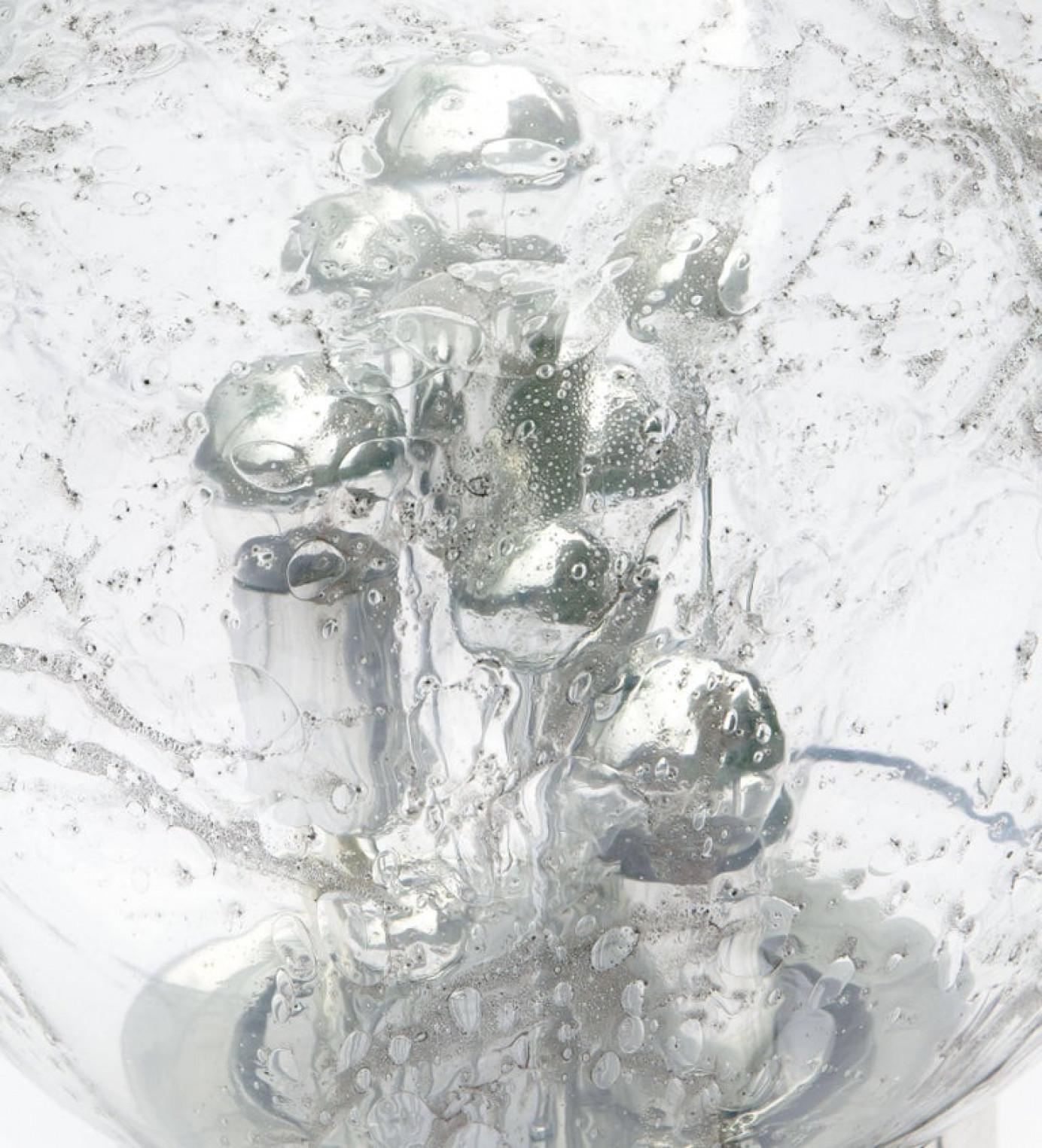 Fin du 20e siècle Paire de grandes lampes de bureau Doria en verre bullé soufflé à la main, 1970 en vente