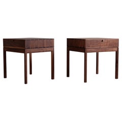 Paar große handcrafted Night Stands, End Tables