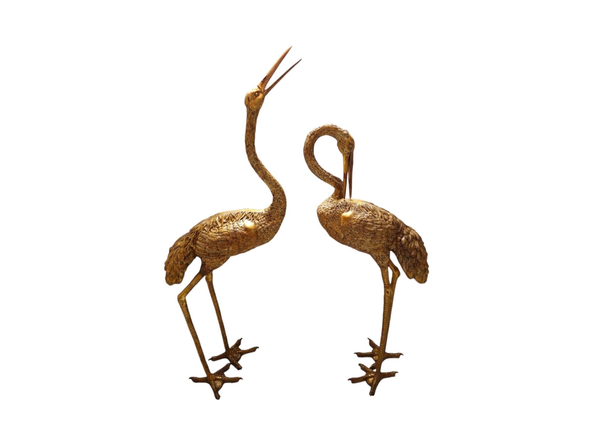 Pareja de grandes garzas de los años 50 en venta 5