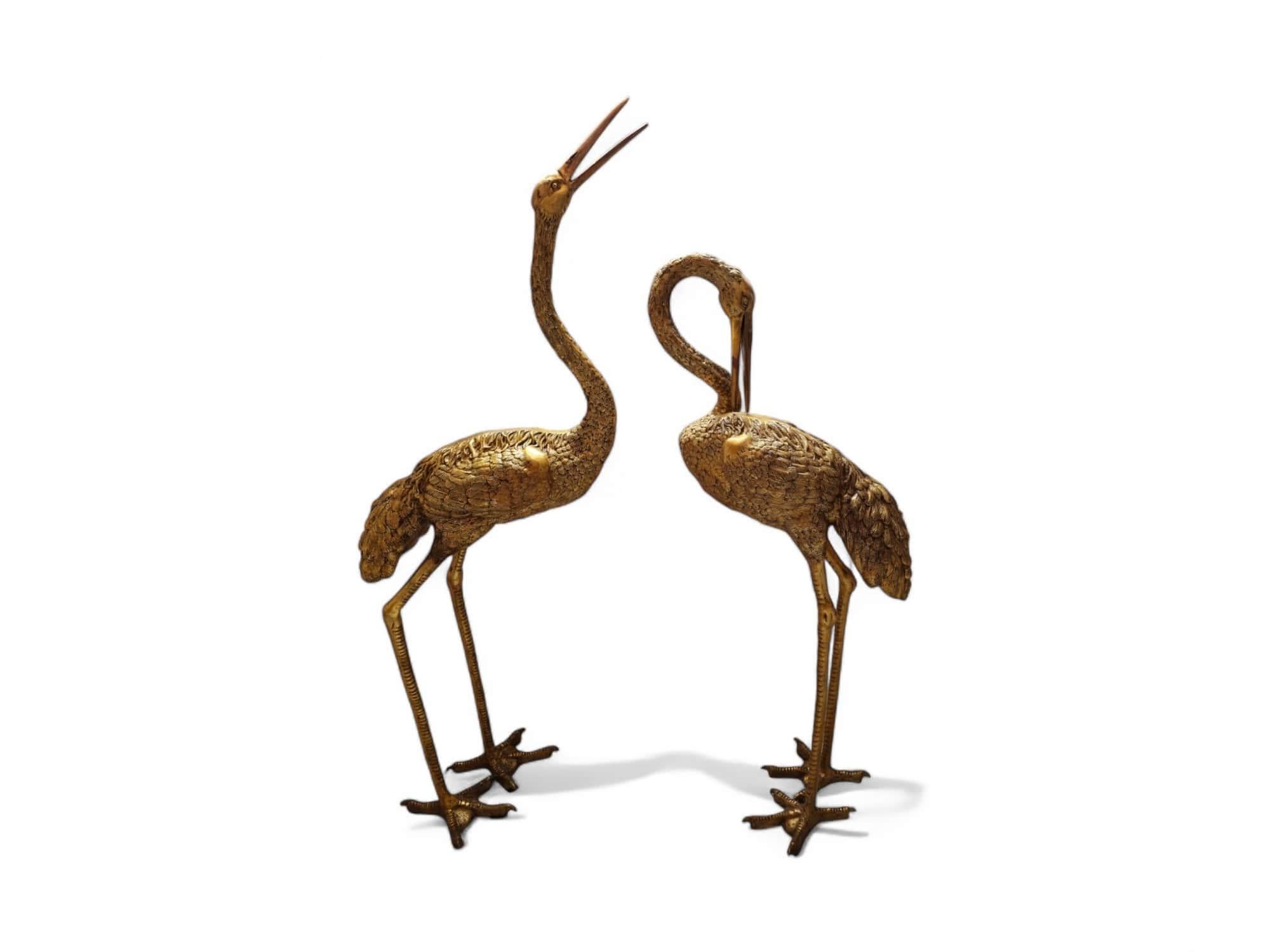 Pareja de grandes garzas de los años 50 en venta 6