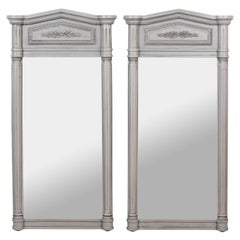 Pair of Large Hollywood Regency Mirrors