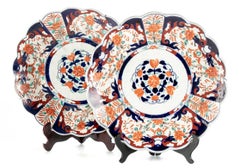 Pair Of Large Imari Charger Plates