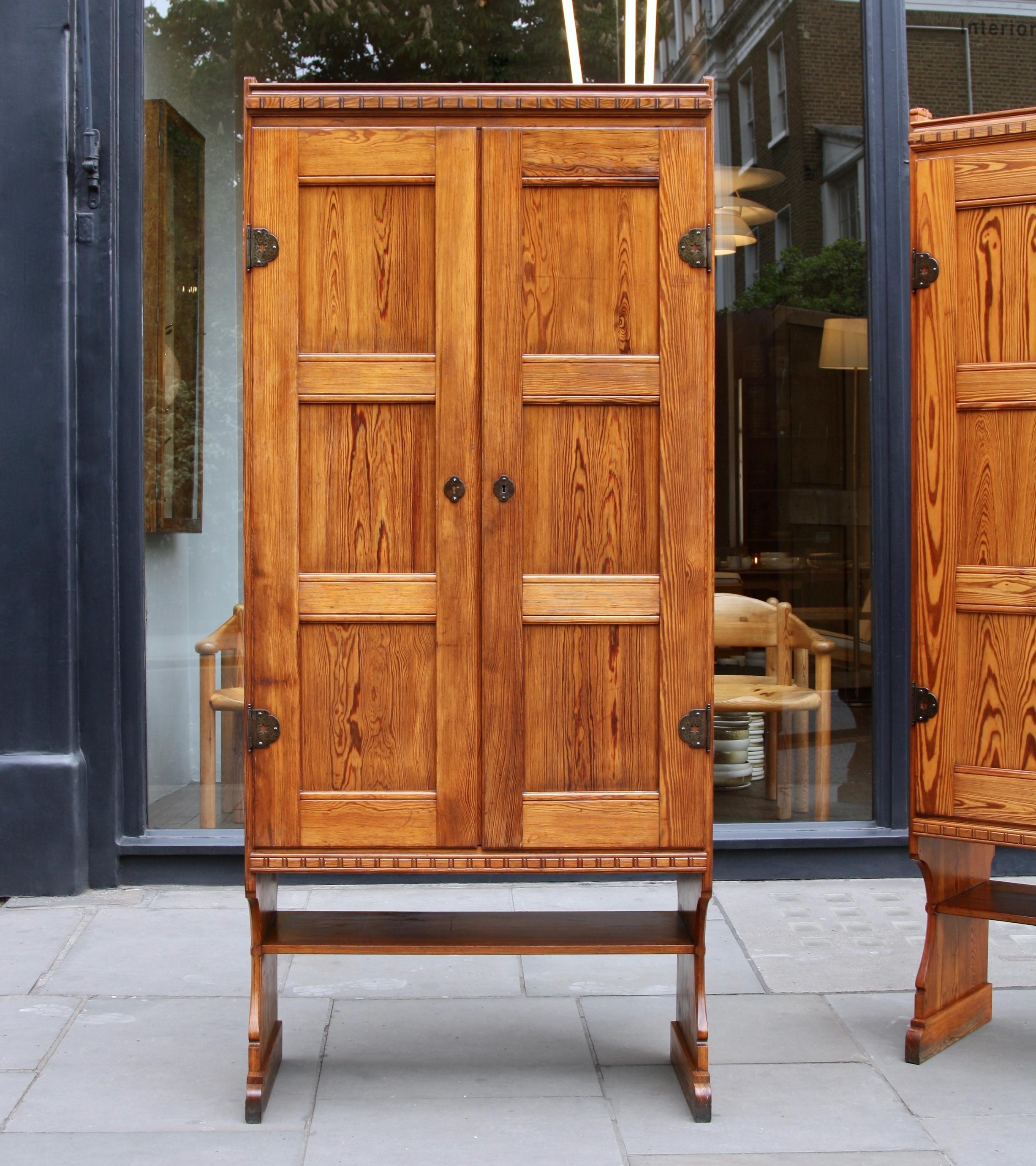 Pair of Large Important Cabinets by Martin Nyrop & Rud. Rasmussen for City Hall In Good Condition In London, GB