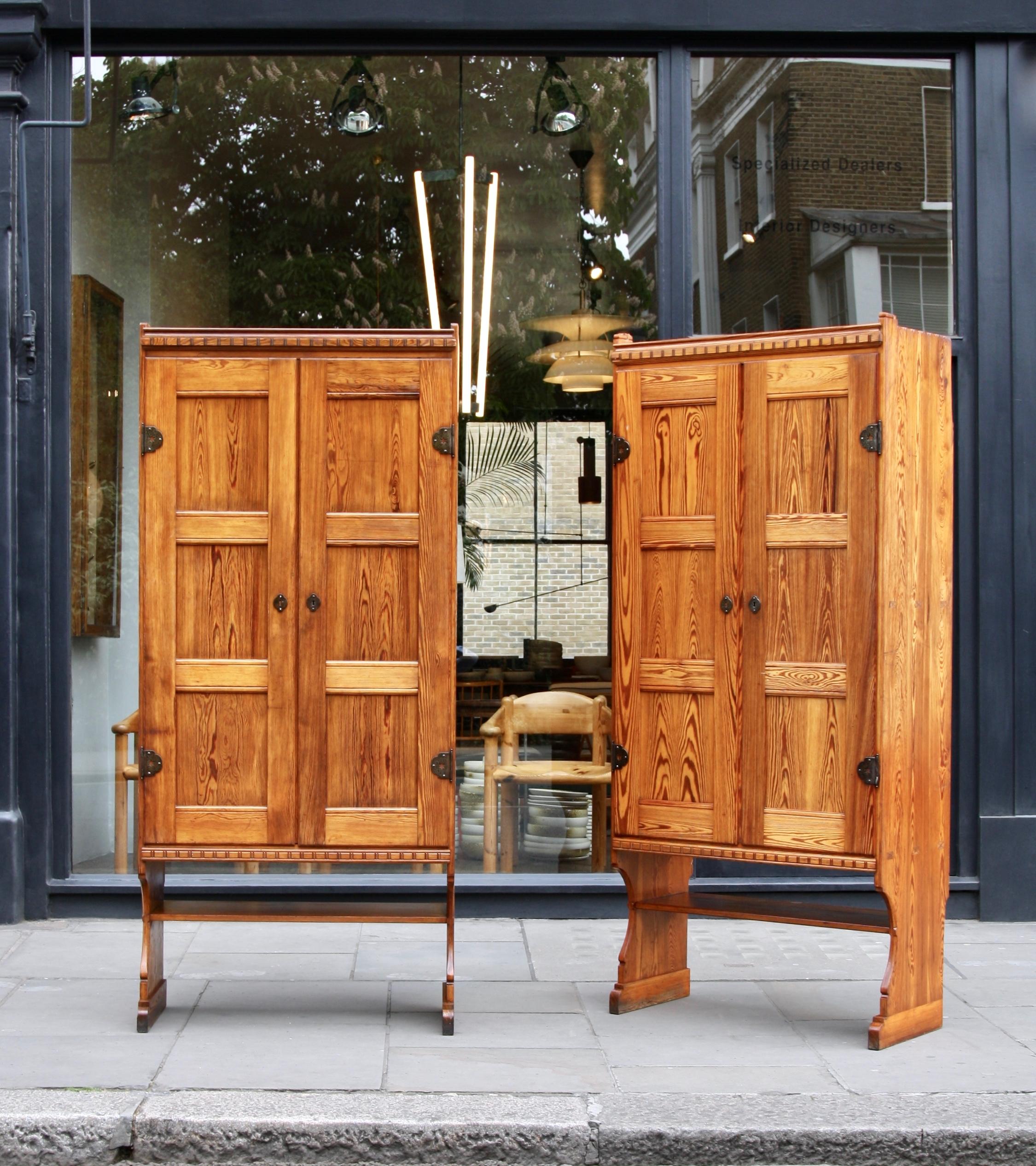 19th Century Pair of Large Important Cabinets by Martin Nyrop & Rud. Rasmussen for City Hall