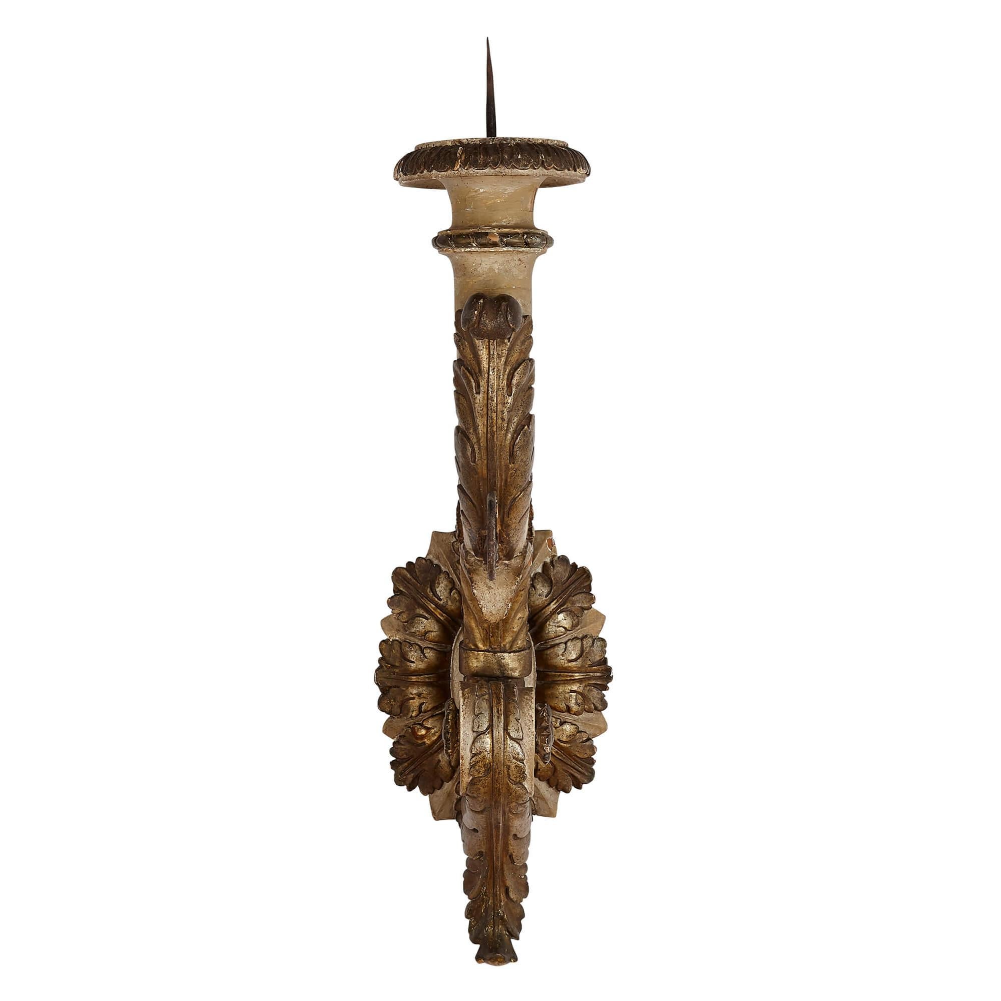 baroque wall sconces made in italy