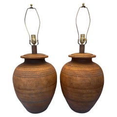 Pair of Large Italian Lamps