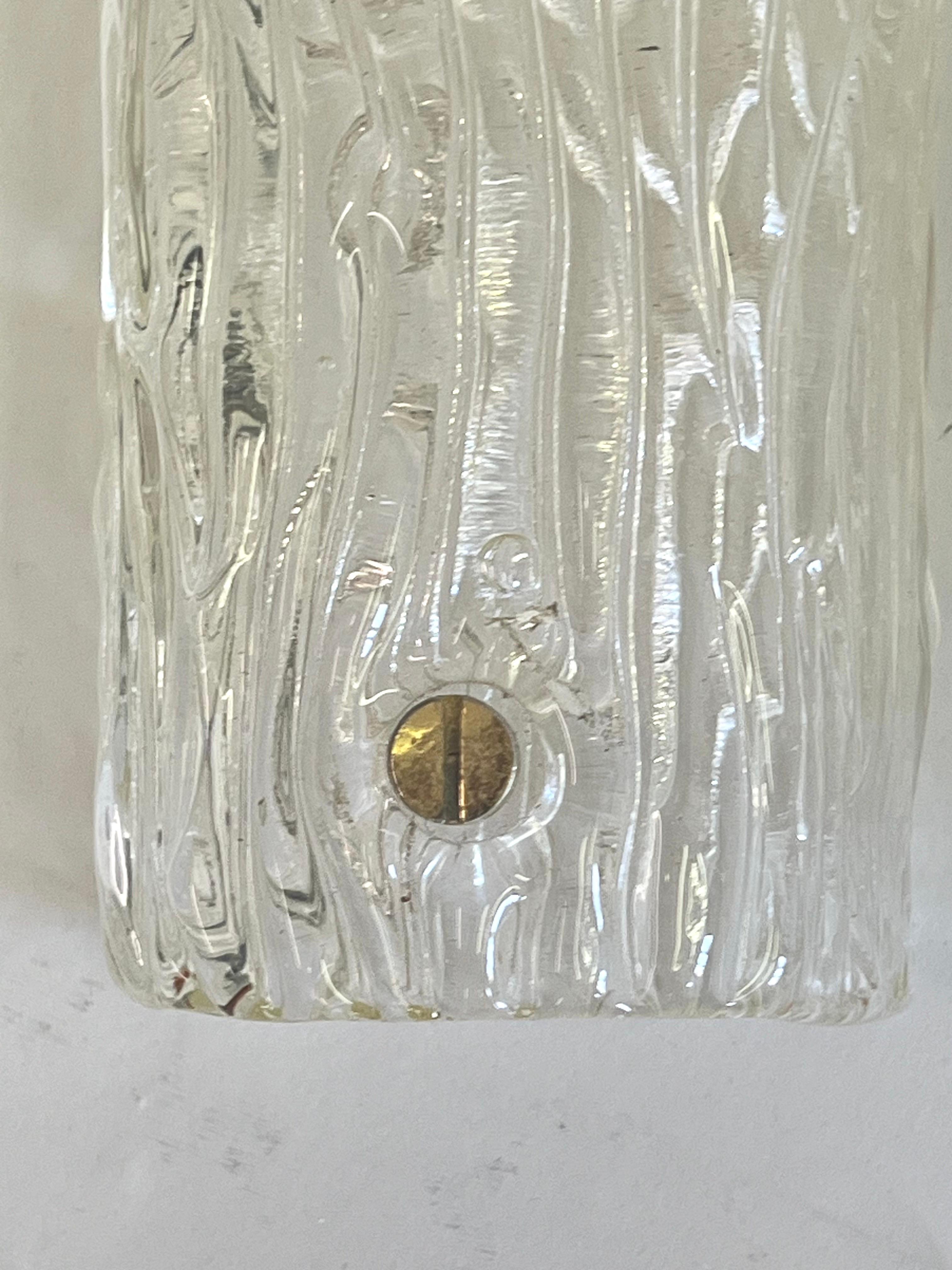 Pair of Large Italian Mid-century Murano Glass 