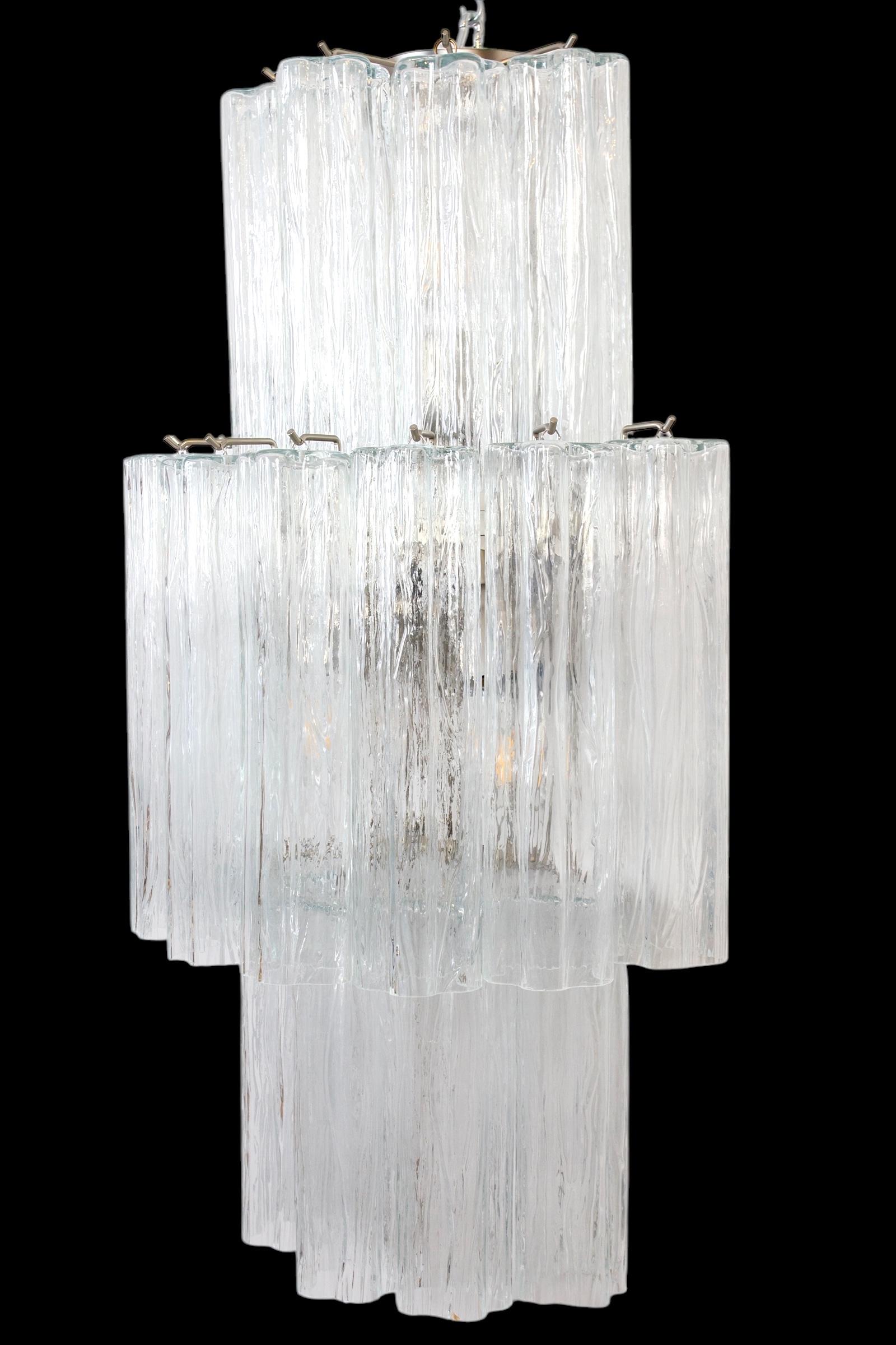 Pair of Large Italian Murano Glass Sconces or Wall Lights  1990' For Sale 5