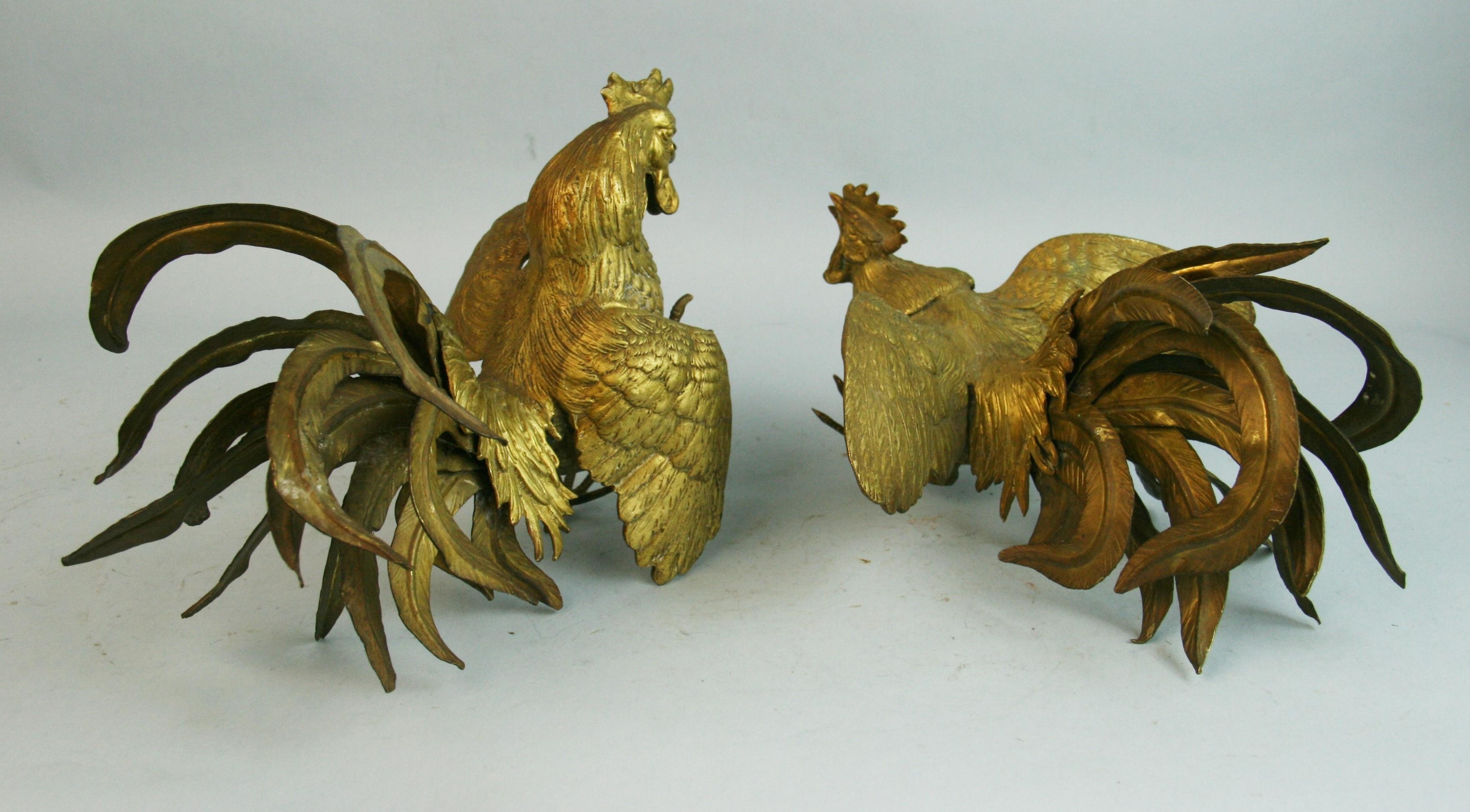 brass roosters