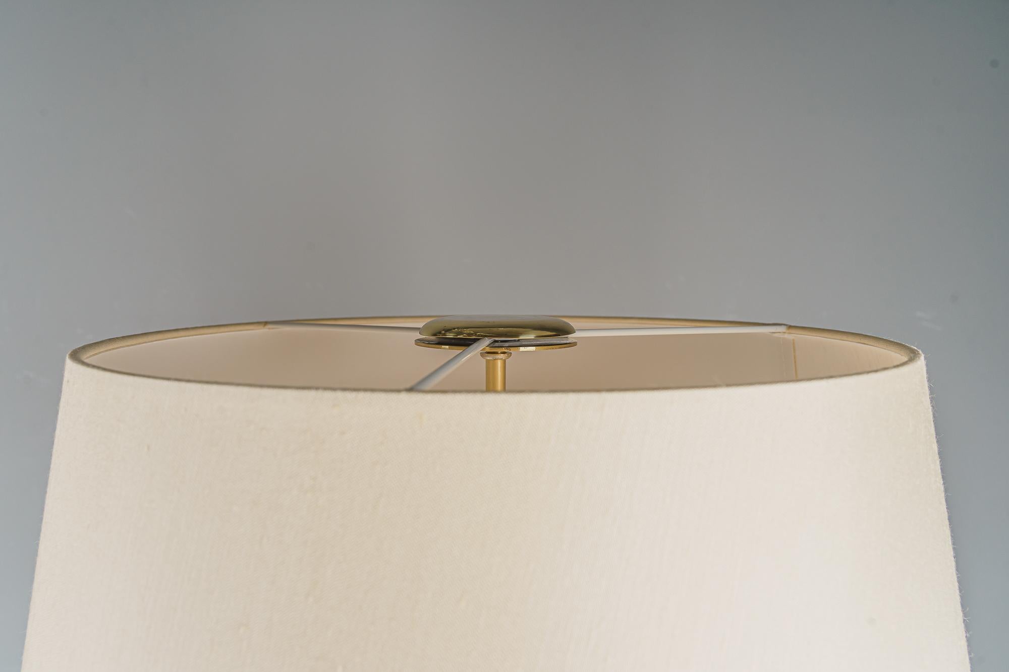 Pair of Large J.T. Kalmar Floor Lamps 'Helios' Mod. 2035, Brass 1960s For Sale 3