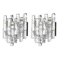 Pair of Large Kalmar Sconces Wall Lights, Austria, 1960s