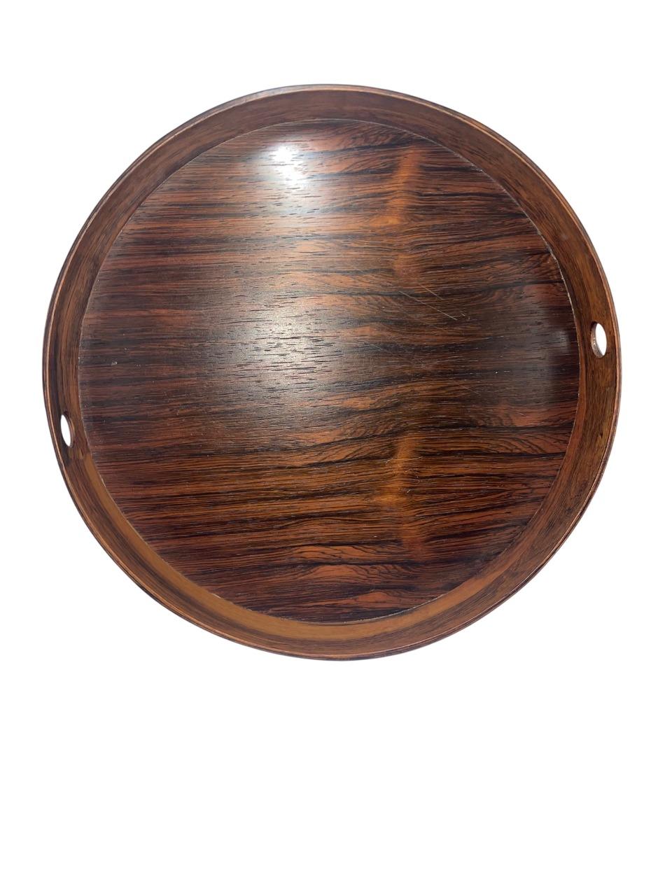 Paire de grands plateaux en bois de rose par Torsten Johansson pour AB Formträ, années 1950 Bon état - En vente à Stockholm, SE