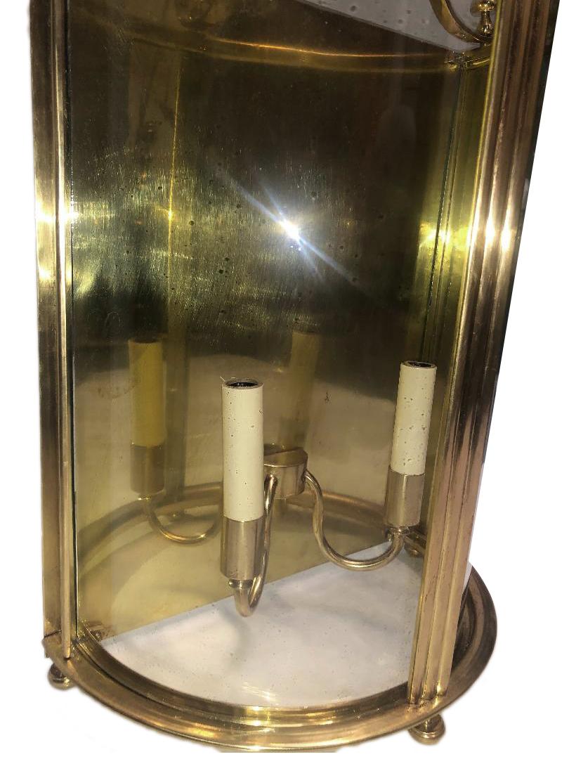 Pair of Large Lantern Sconces In Good Condition For Sale In New York, NY