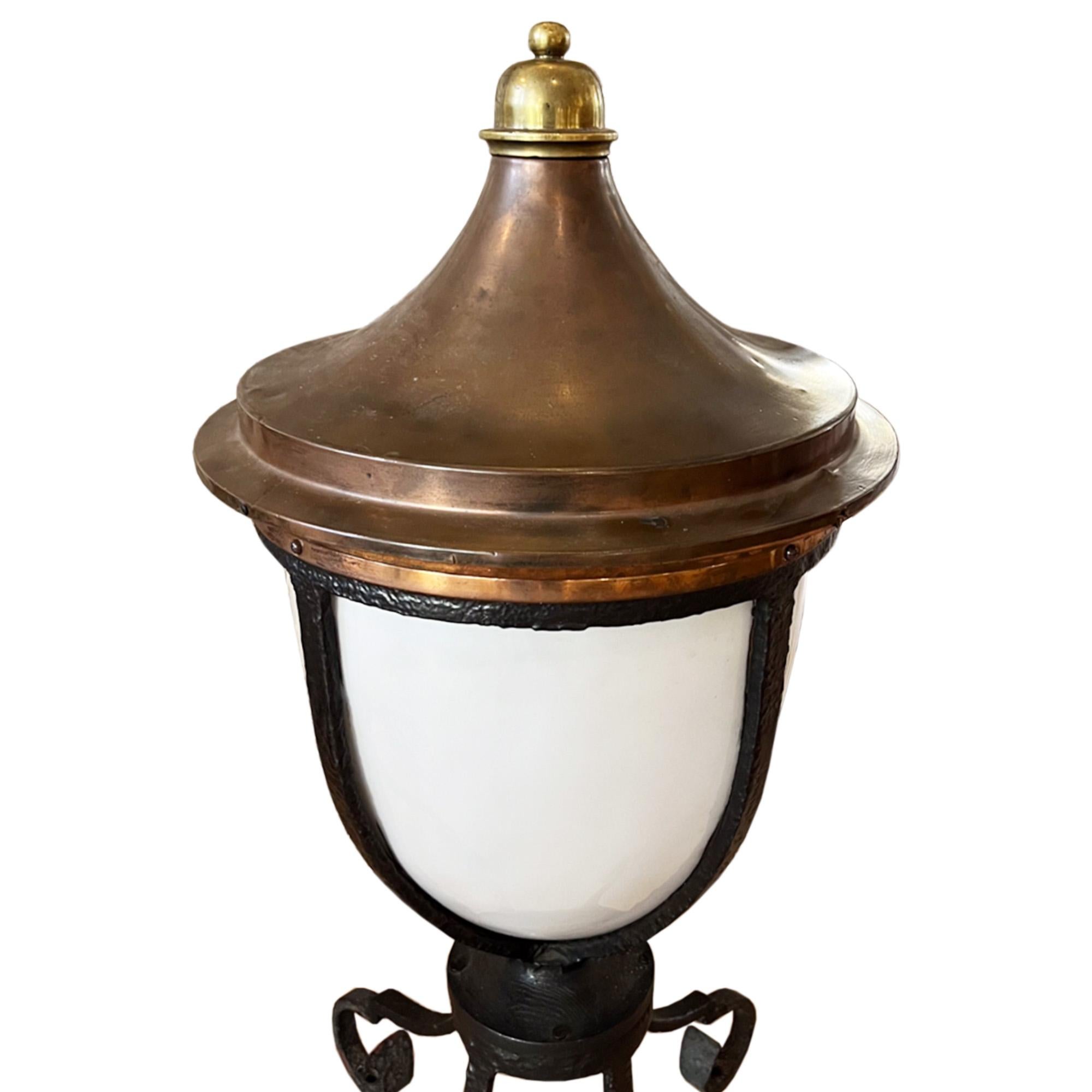 Art Deco Pair of Large Lanterns From The Middlesex Hospital, London W1