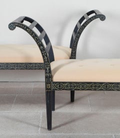 Pair of Large Late 19th Century English Window Seats