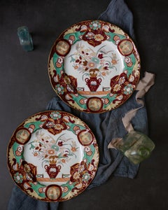Pair of Large Mason’s Ironstone Chinoiserie Dishes