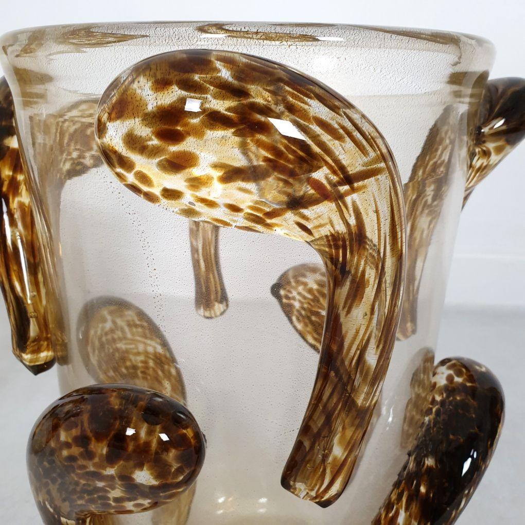 Paar Vasen aus Murano-Glas Italien im Angebot 1