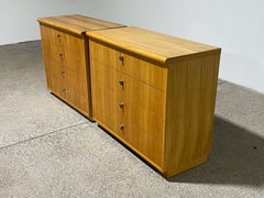 Pair of Large Mid Century Nightstands by Founders