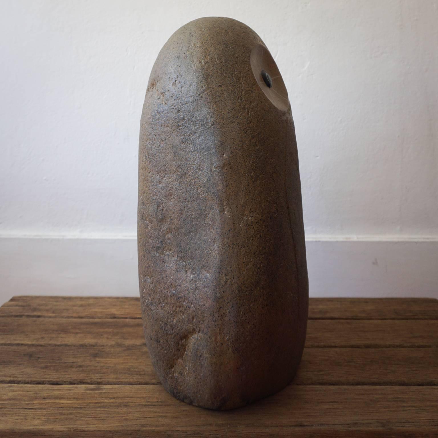 American Pair of Large Midcentury Owl Sculptures, 1960s