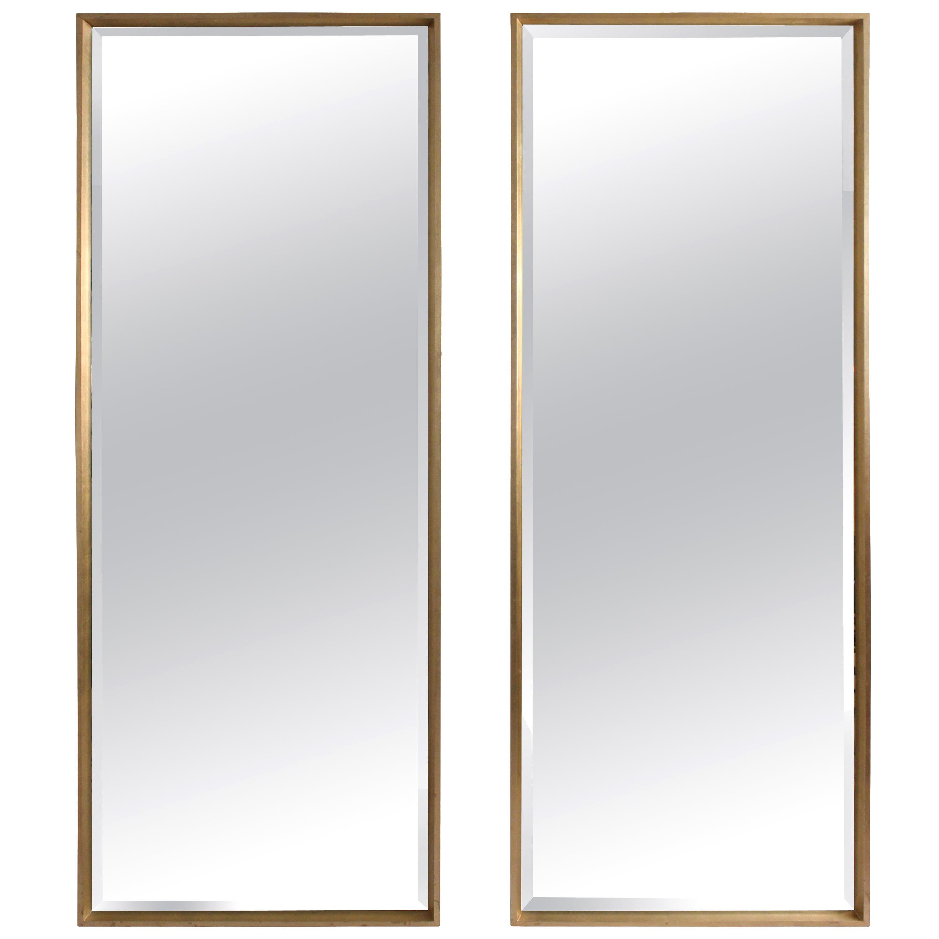 Large Ornate Carved Gilt Gold Baroque Full Length Mirror Floor to