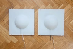 Pair of Large Midcentury Wall Lamps Ikea Design Cecilia Johansson, Sweden, 1980s
