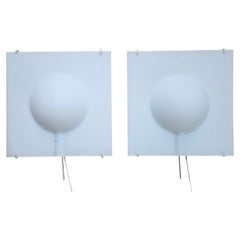 Pair of Large Midcentury Wall Lamps Ikea Design Cecilia Johansson, Sweden, 1980s