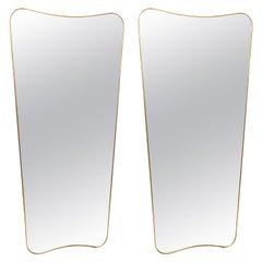 Pair of Large Mirrors in the Style of Gio Ponti