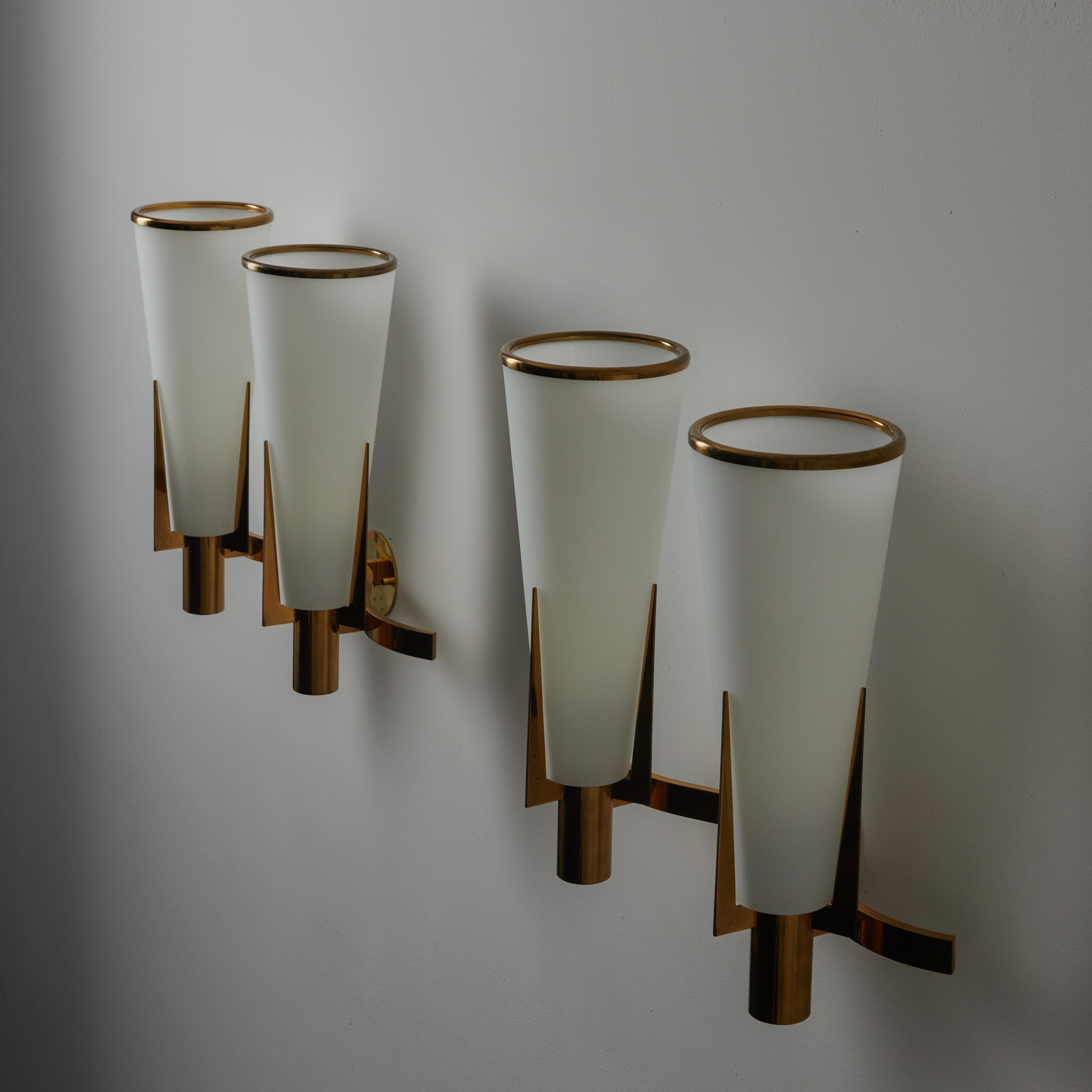 Pair of Large model 2021/2 Sconces by Stilnovo 3