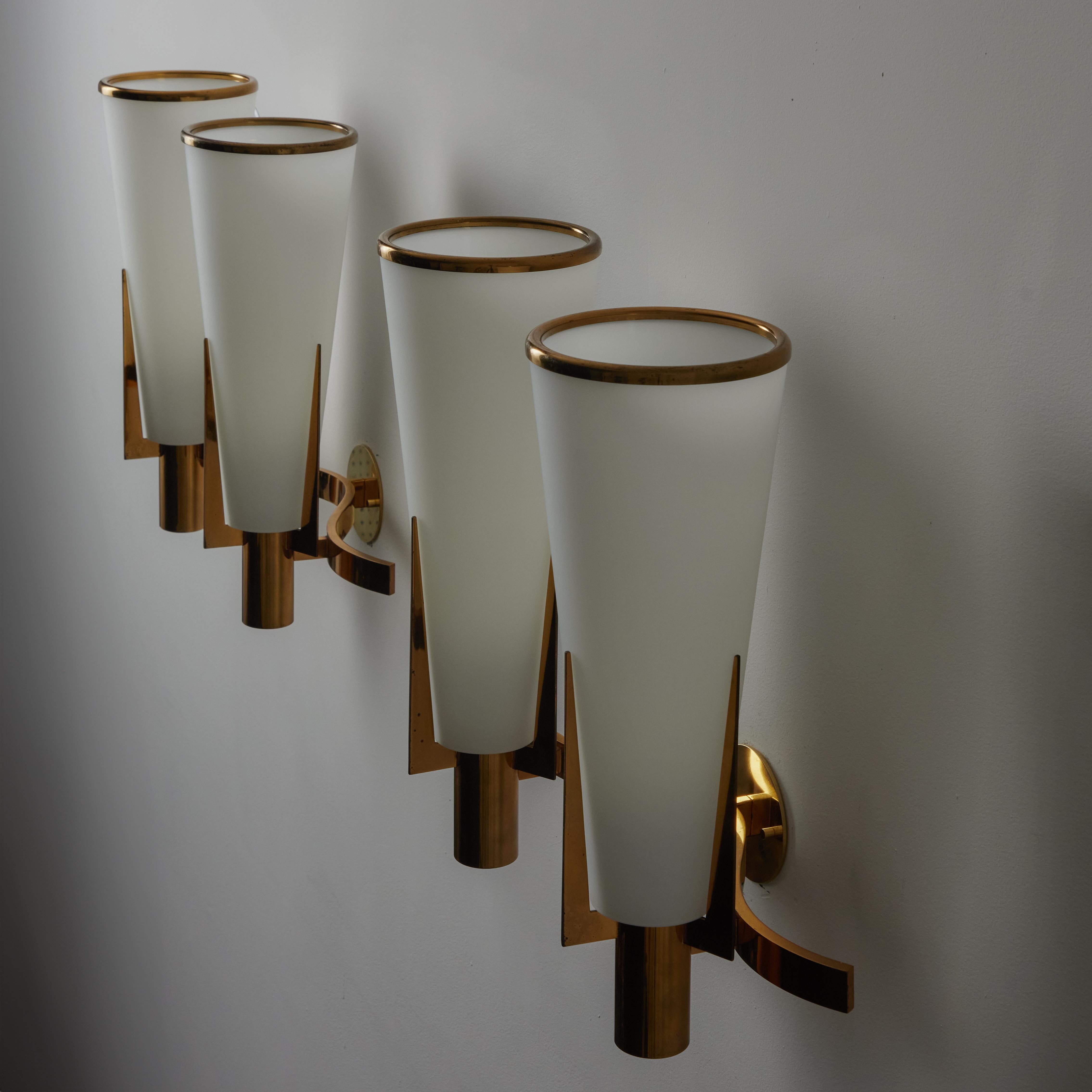Pair of Large model 2021/2 Sconces by Stilnovo 5