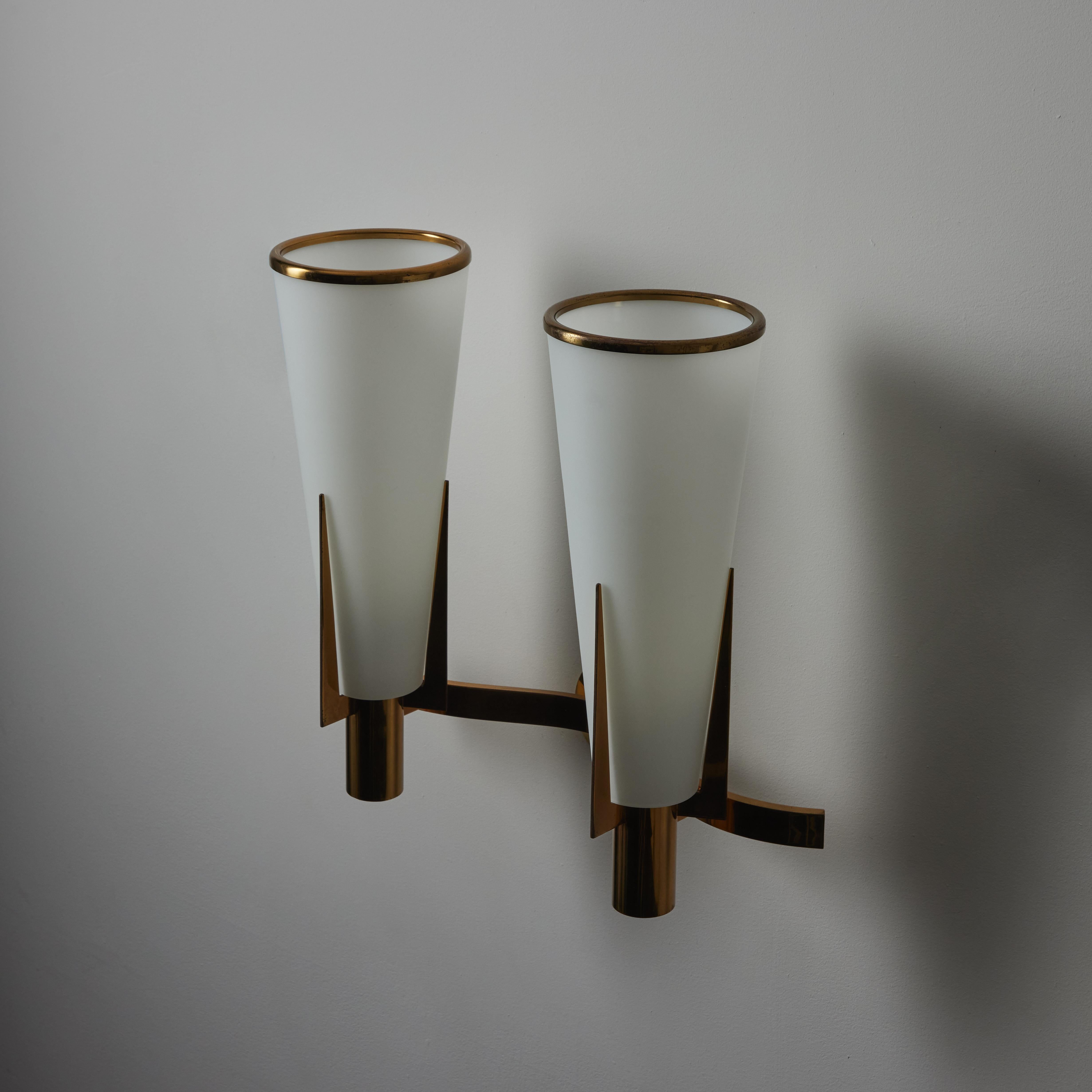 Pair of Large model 2021/2 Sconces by Stilnovo 1